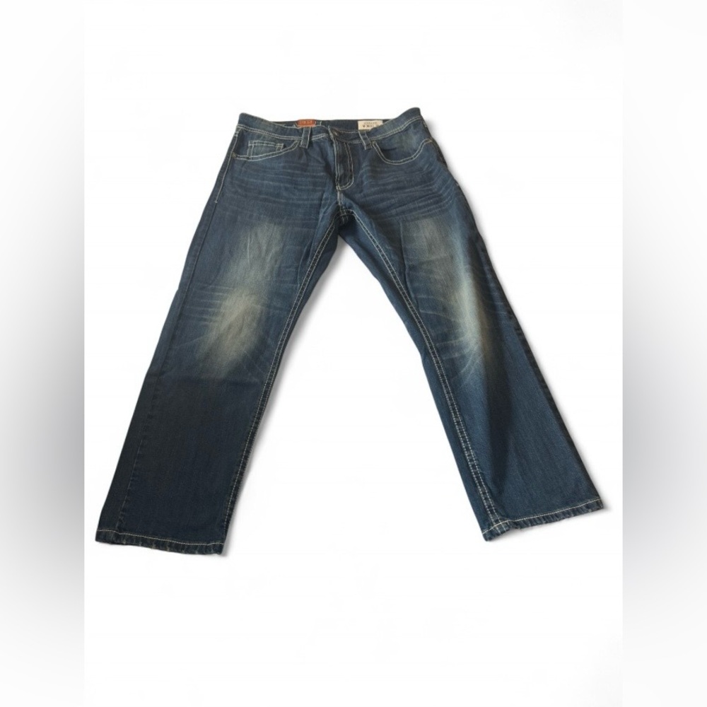 NWT T.K. Axel Athletic Stretch Tapered Leg Jeans Trumbull Wash 36x30 $59 MSRP